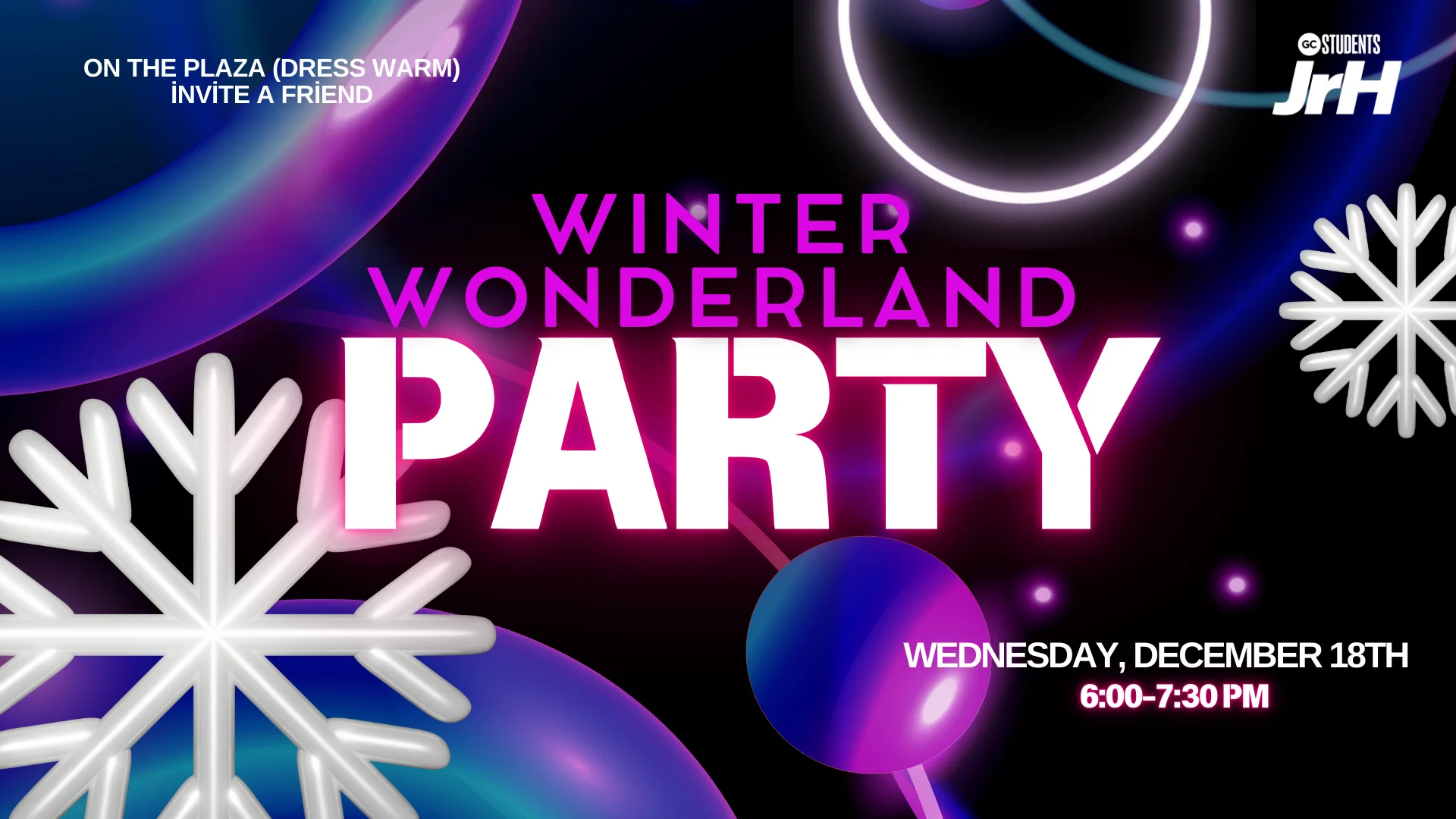 Winter Wonderland Party JrH 2024